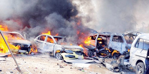  تفجير انتحاري بسيارة مفخخة بريف حماة