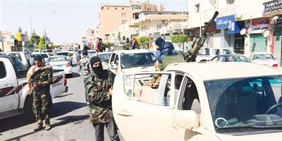 الأمن الليبي يعتقل عشرة مسلحين بعد فرارهم من مدينة بنغازي 