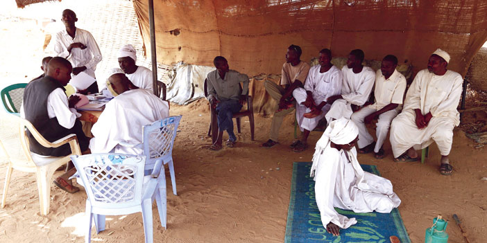  مجموعة من السودانيين في دارفور