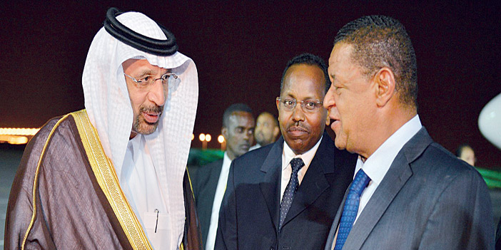  رئيس جمهورية إثيوبيا لدى وصوله الرياض أمس