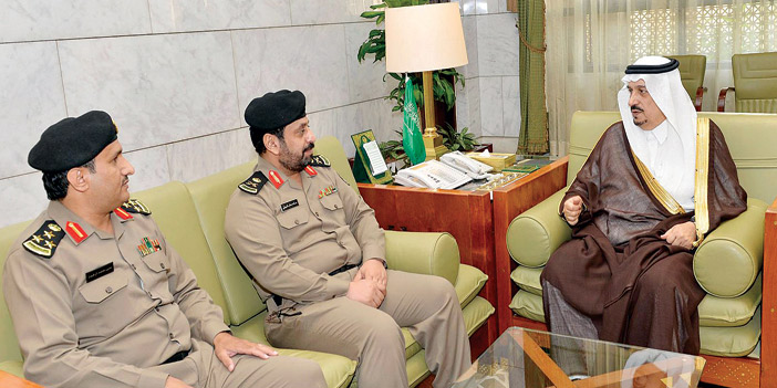  الأمير فيصل بن بندر يستقبل مدير السجون بمنطقة الرياض