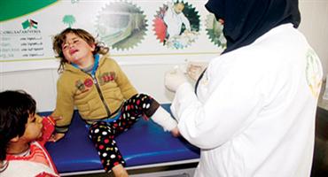 العيادات التخصصية السعودية  تتعامل مع 2728 حالة مرضية في مخيم الزعتري 