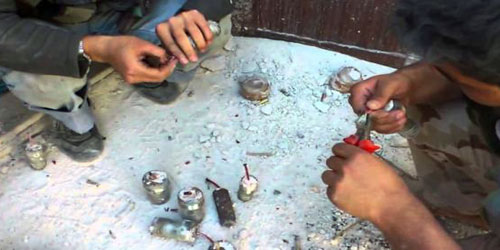 ضبط ورشة لتصنيع القنابل اليدوية بالقاهرة 