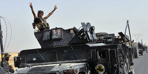 القوات العراقية تتقدم تجاه تحرير قضاء هيت غرب الرمادي 