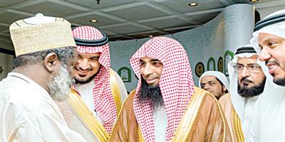 إمام وخطيب المسجد النبوي الشيخ صلاح البدير يلتقي ضيوف خادم الحرمين الشريفين 