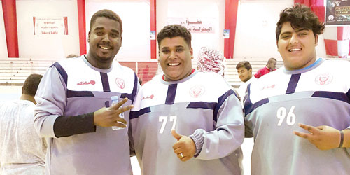  عدد من لاعبي العربي لكرة اليد