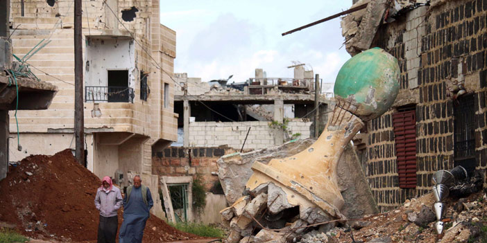  قصف المباني التي يقطنها المدنيون السوريون من قِبل قوات بشار