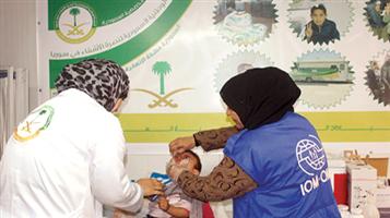 تقديم التطعيمات واللقاحات لـ(194) حالة في مخيم الزعتري 