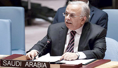  مندوب المملكة الدائم لدى الأمم المتحدة السفير عبدالله المعلمي