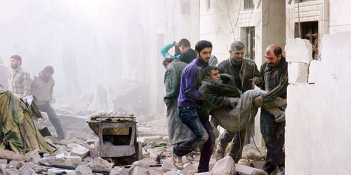 مقتل 25 مدنيا في قصف وغارات على حلب وريفها 