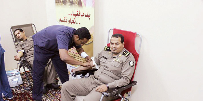   من حملة التبرع بالدم في سجون مكة