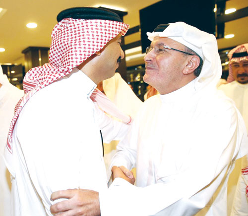   عبادي الجوهر مع الأمير خالد بن عبدالله
