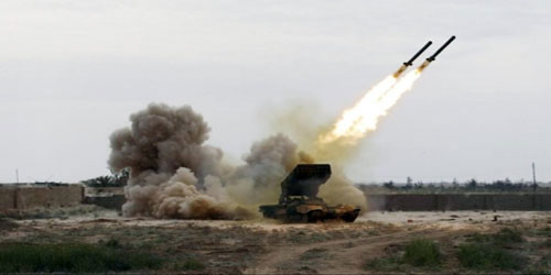 الدفاع الجوي السعودي يدمر صاروخاً بالستياً ومنصة إطلاقه في الأراضي اليمنية 