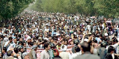 احتجاج عشرات الآلاف في كابول بسبب الكهرباء 