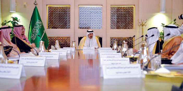   أمير منطقة الرياض لدى ترؤسه الاجتماع الرابع لمجلس إدارة «إنسان»