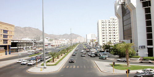  أحد شوارع مكة المكرمة