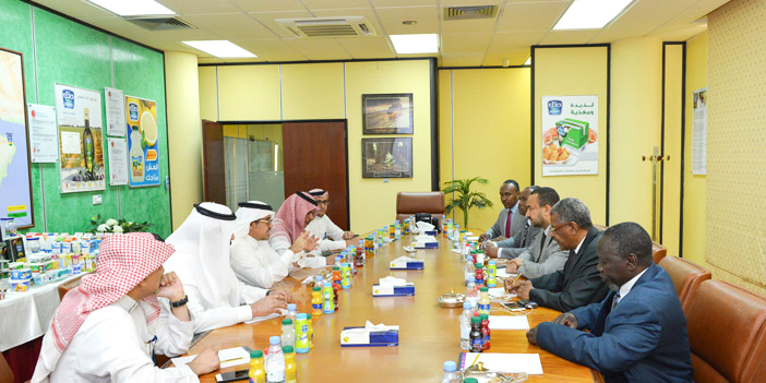   اجتماع الوفد السوداني بمقر شركة نادك