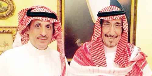  علي كميخ مع الأمير مشعل بن سعود
