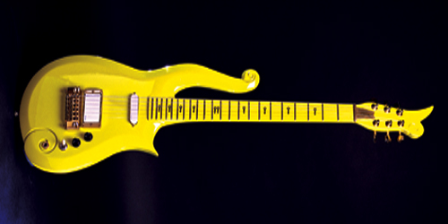 بيع جيتار أصفر لـ(برينس) بـ(100) ألف جنيه أسترليني 