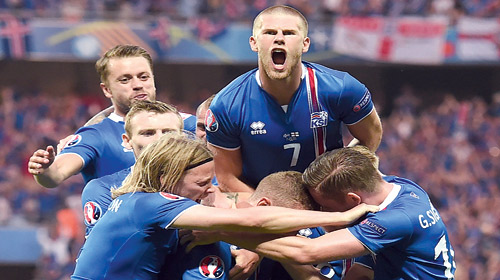  إيسلندا لم تمهل إنجلترا طويلاً وحققت المفاجأة