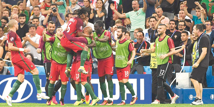  فرحة برتغالية بالتأهل لنصف النهائي