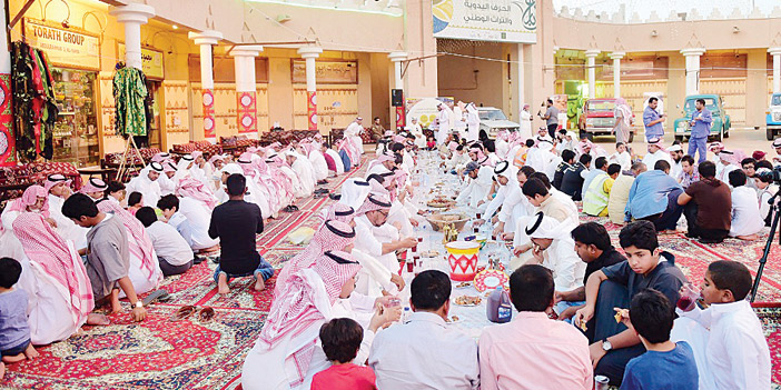   إحدى الفعاليات التي أقيمت بمركز الحرف في رمضان