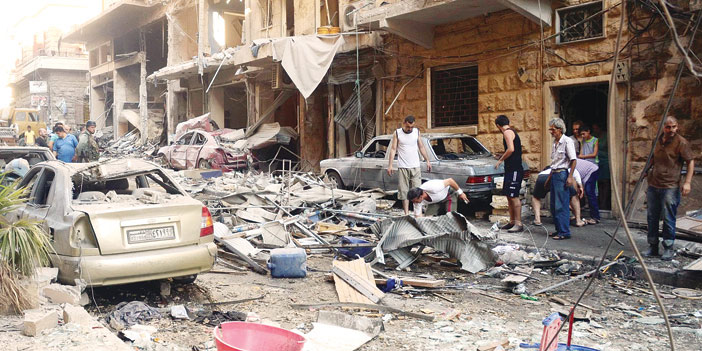  القصف يجلب الدمار على أحياء مدينة حلب