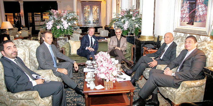  جانب من لقاءات الأمير الوليد بن طلال
