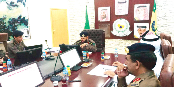  اللواء العمري مترئساً اللجنة الفورية للدفاع المدني