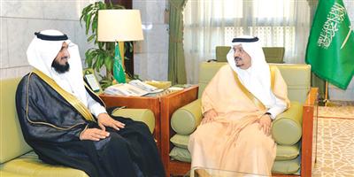 أمير منطقة الرياض يستقبل وكيل وزارة العمل المساعد للبرامج الخاصة 