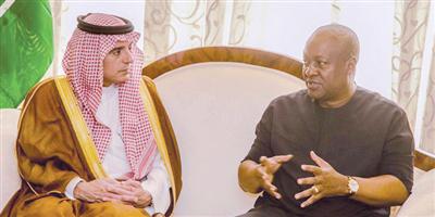 رئيس غانا بحث مع وزير الخارجية أحداث المنطقة والعالم والعلاقات الثنائية 