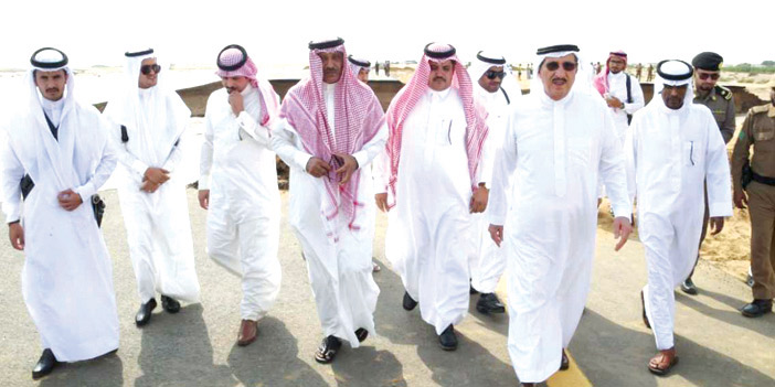  الأمير محمد بن ناصر خلال جولته التفقدية
