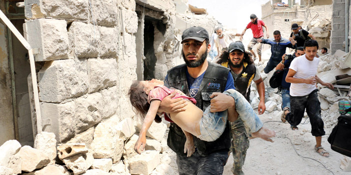  لاضحايا مدنيون جلهم من الأطفال أمس في قصف طيران الأسد على شرق مدينة حلب