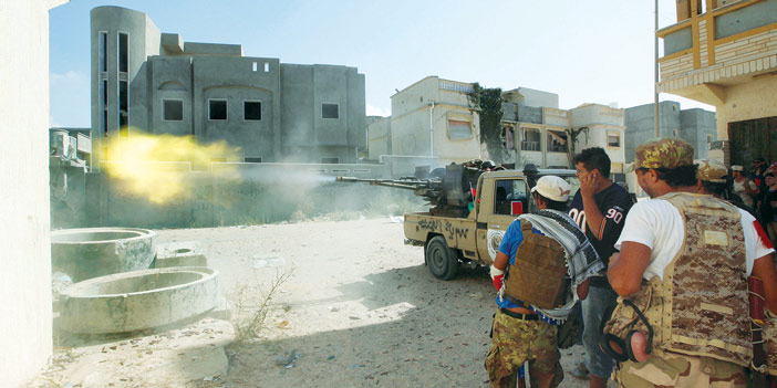   القوات الليبية تخوض معارك عنيفة ضد داعش في سرت