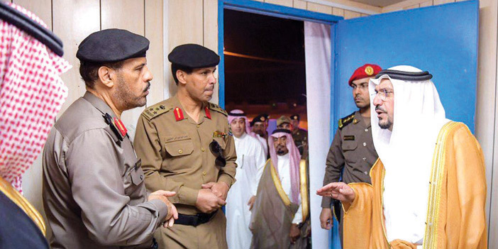 الأمير فيصل بن مشعل يتحدث لرجال الأمن