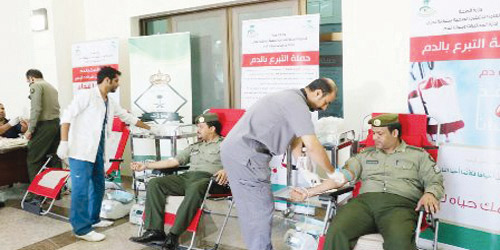  عملية التبرع بالدم