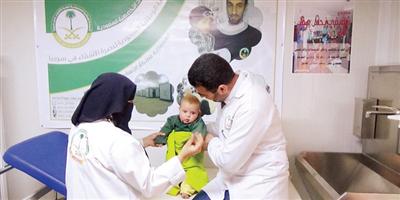 «العيادات التخصصية» تقدم اللقاحات لـ(735) لاجئاً سورياً في الزعتري 