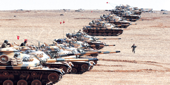  دبابات تركية تتوغل في الأراضي السورية