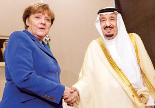  الملك سلمان بن عبدالعزيز حرص على تعزيز العلاقات الدولية مع ألمانيا