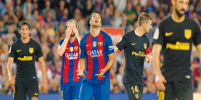  برشلونة سقط في فخ التعادل مع أتلتيكو مدريد