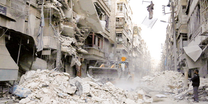  مباني حلب المدمرة جراء قصف النظام المتكرر لها