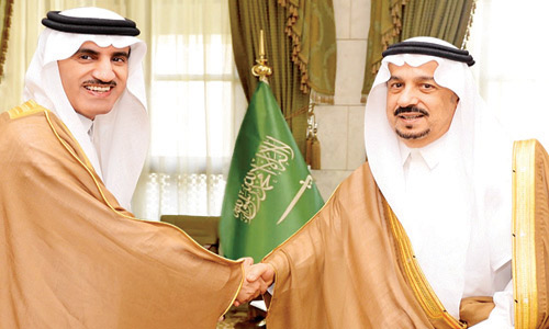  الأمير فيصل بن بندر مع عبدالسلام الراجحي