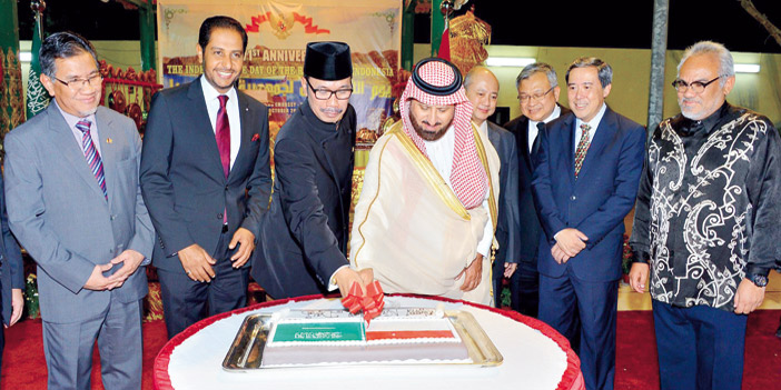 وكيل إمارة منطقة الرياض يحضر حفل سفارة أندونيسيا بمناسبة ذكرى اليوم الوطني 