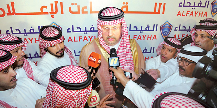  الأمير عبد الله بن مساعد يتحدث للإعلاميين