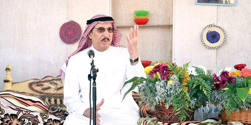   الأمير محمد بن ناصر في حديثه للأهالي