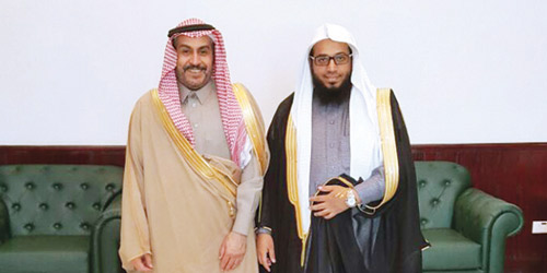  محافظ القريات ومدير إدارة المساجد