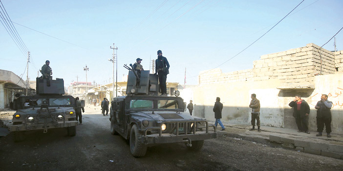  القوات العراقية تنتشر في حي القدس بالموصل