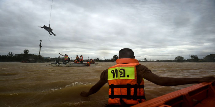 مصرع 25 شخصًا نتيجة فيضانات عارمة في تايلاند 