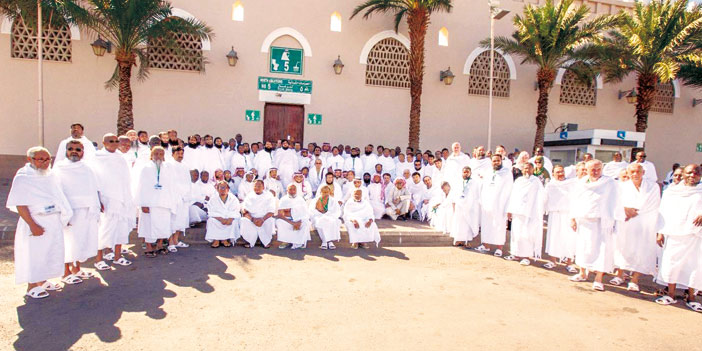 ضيوف خادم الحرمين الشريفين لدى وصولهم مكة المكرمة لأداء مناسك العمرة: 