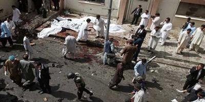 إصابة 9 أشخاص في انفجار عبوة ناسفة في باكستان 